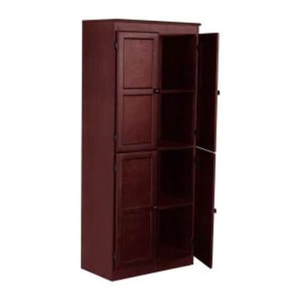 Concepts In Wood Concepts In Wood KT613B-3072-C Multi-use Storage Cabinet; Cherry Finish 5 Shelves KT613B-3072-C - main
